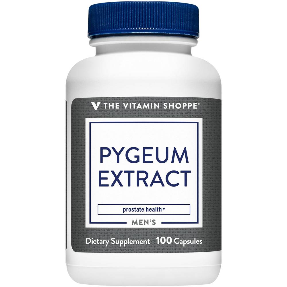 Pygeum Extract For Prostate Health - Standardized To 25% Phytosterols (100 Capsules)