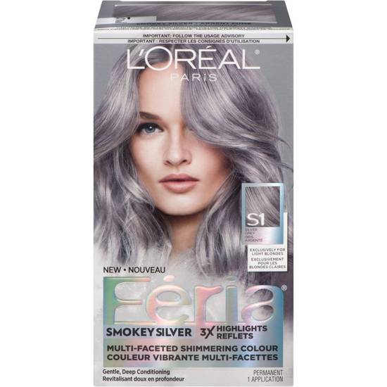 L'oréal Feria Permanent Hair Colour, Silver (1 ea)