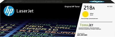 HP 218A Yellow Standard Yield Toner Cartridge, Prints Up to 1200 Pages (W2182A)
