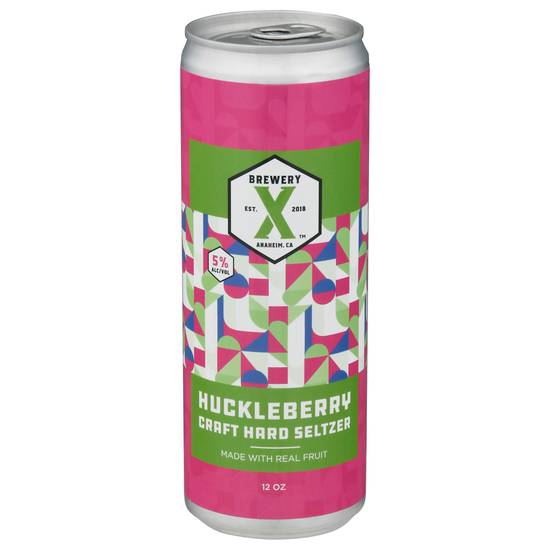 Brewery X Huckleberry Hard Seltzer (12oz can)