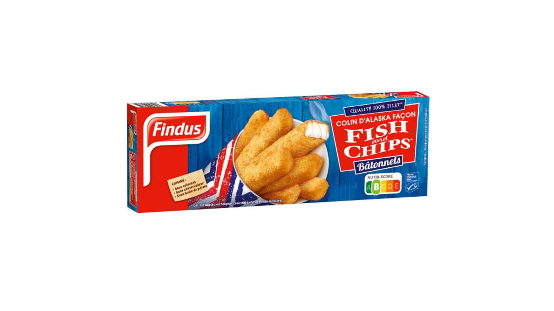 Findus - Colin d'alaska façon fish and chips (3 pièces)