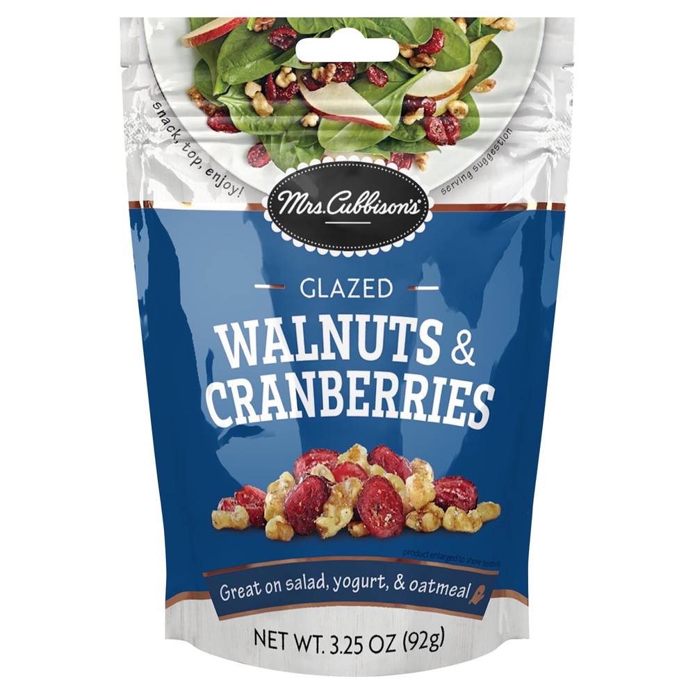 Mrs. Cubbison's Walnut Pieces & Cranberries (3.3 oz)