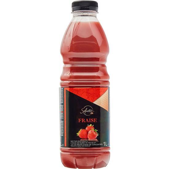 Carrefour Sélection - Jus de fruits (1 L) (fraise)