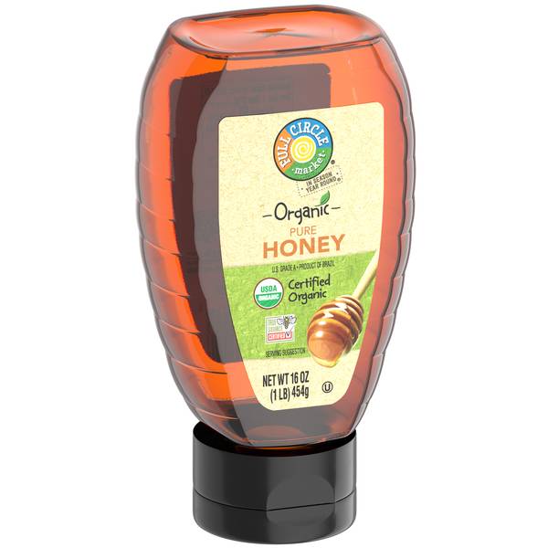 Full Circle Organic Invert Squeeze Honey