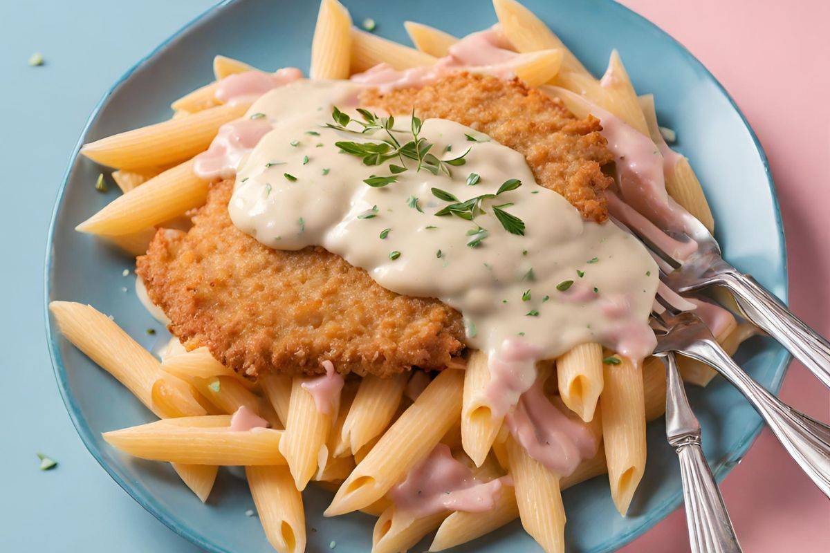 Penne Escalope Milano
