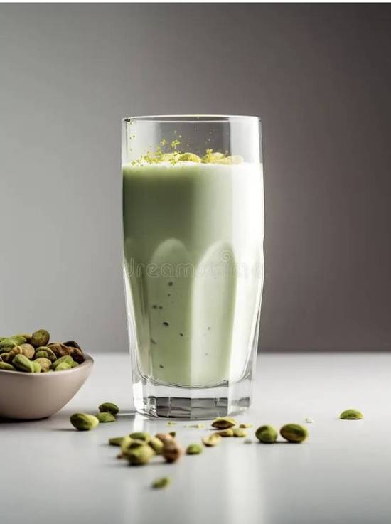 Creamy Pistachio Banana Smoothies