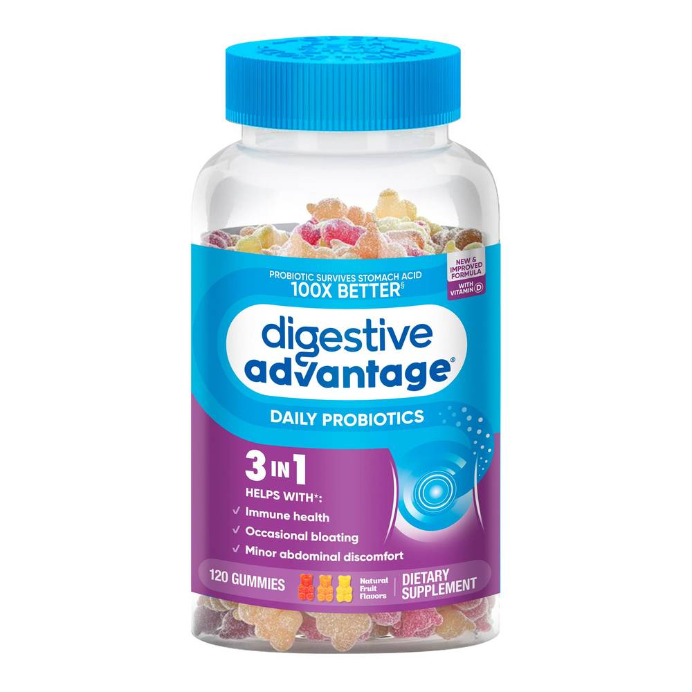 Schiff Digestive Advantage Probiotic, 120 Gummies