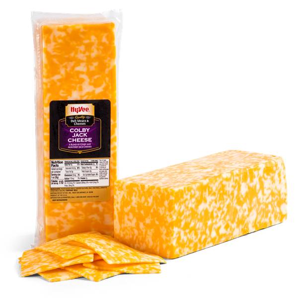 Hy-Vee Quality Sliced Colby Jack Cheese