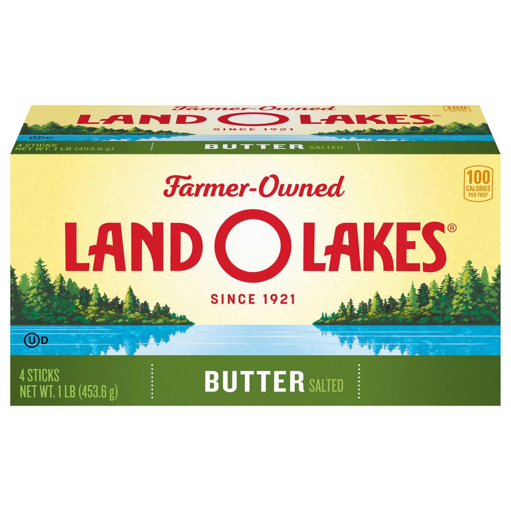 Land O'Lakes Salted Butter Sticks (4 x 4 oz)