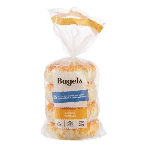 Upper crust bagels au fromage (452g) - cheese bagels (452 g)