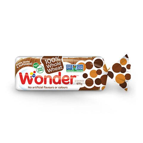 Wonder 100% WW Bread 675g