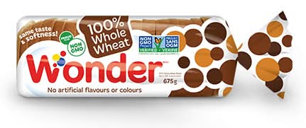 Wonder 100% Whole Wheat Bread (675 g)