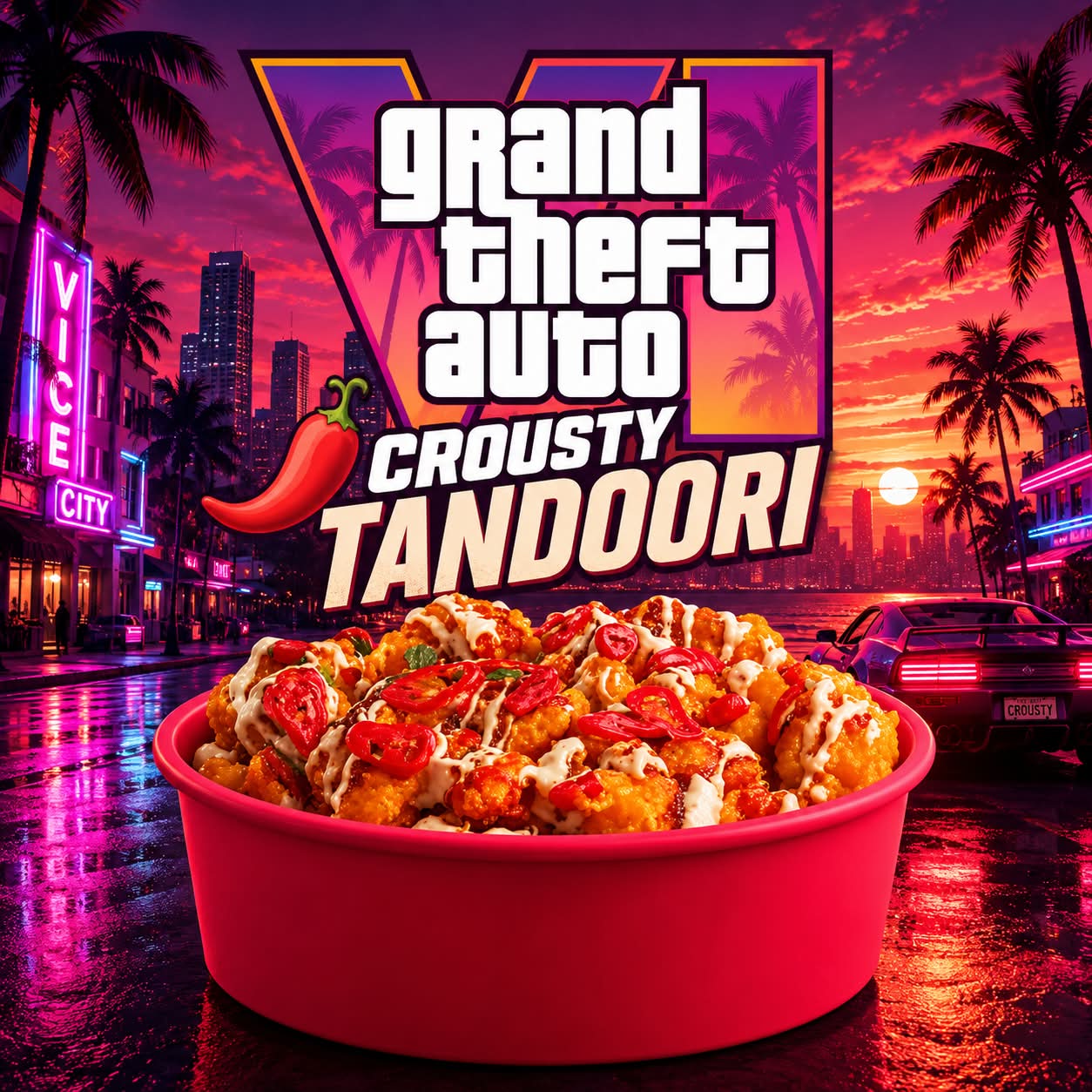 Crousty Tandoori 💥🇮🇳🌶️