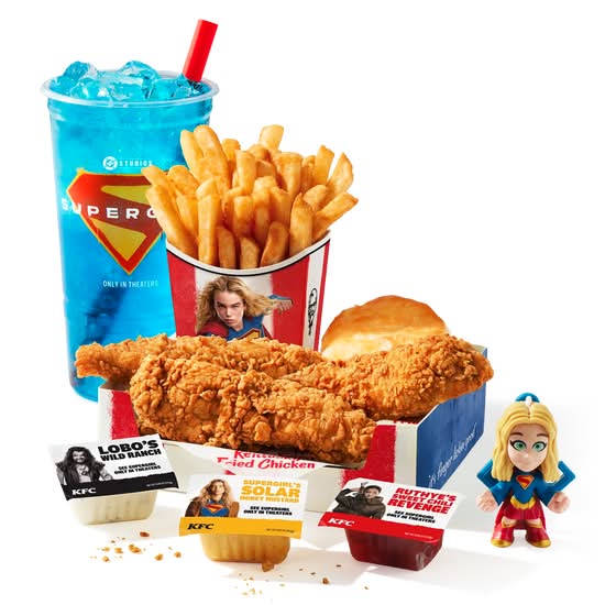 Supergirl Tenders Ultimate Meal