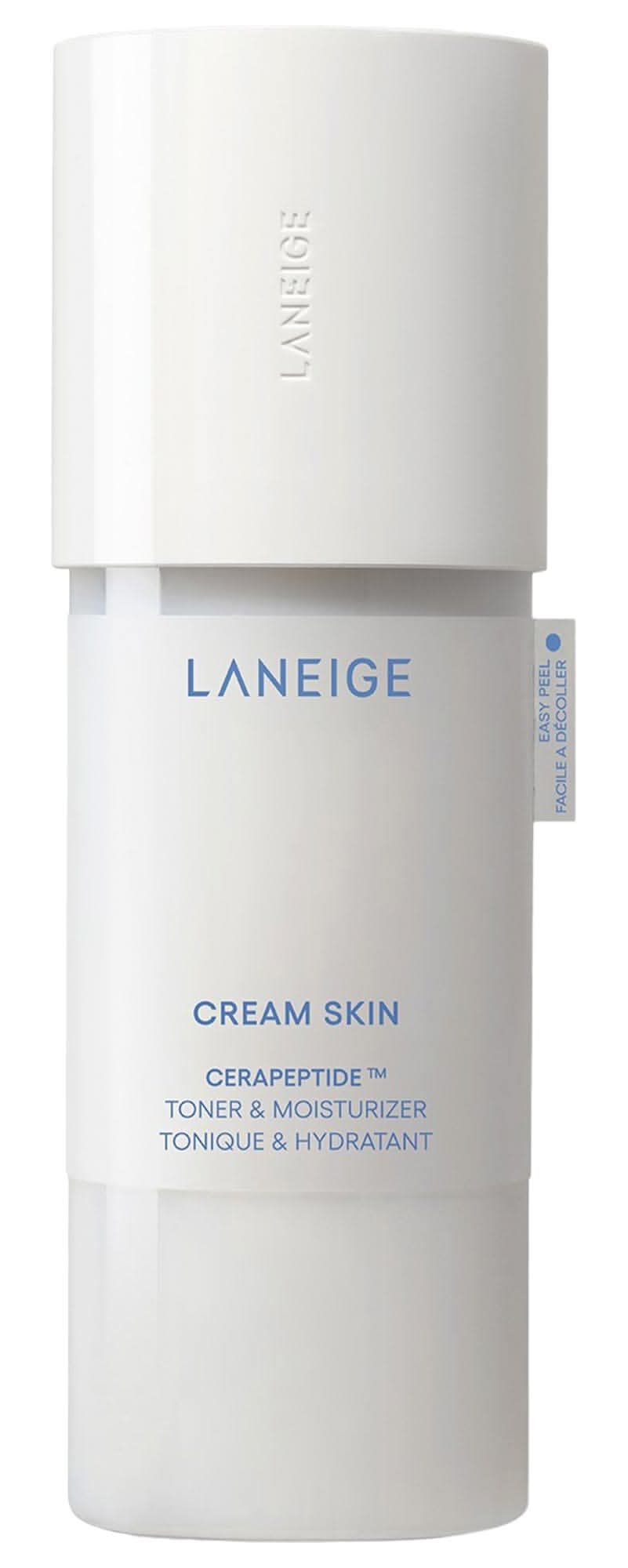 Laneige Cream Skin Refillable Milky Toner with Ceramides and Peptides 5.7 oz / 170 ml