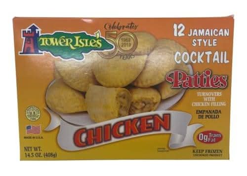 Tower Isles Jamaican Style Chicken Cocktail Patties (14.5 oz)