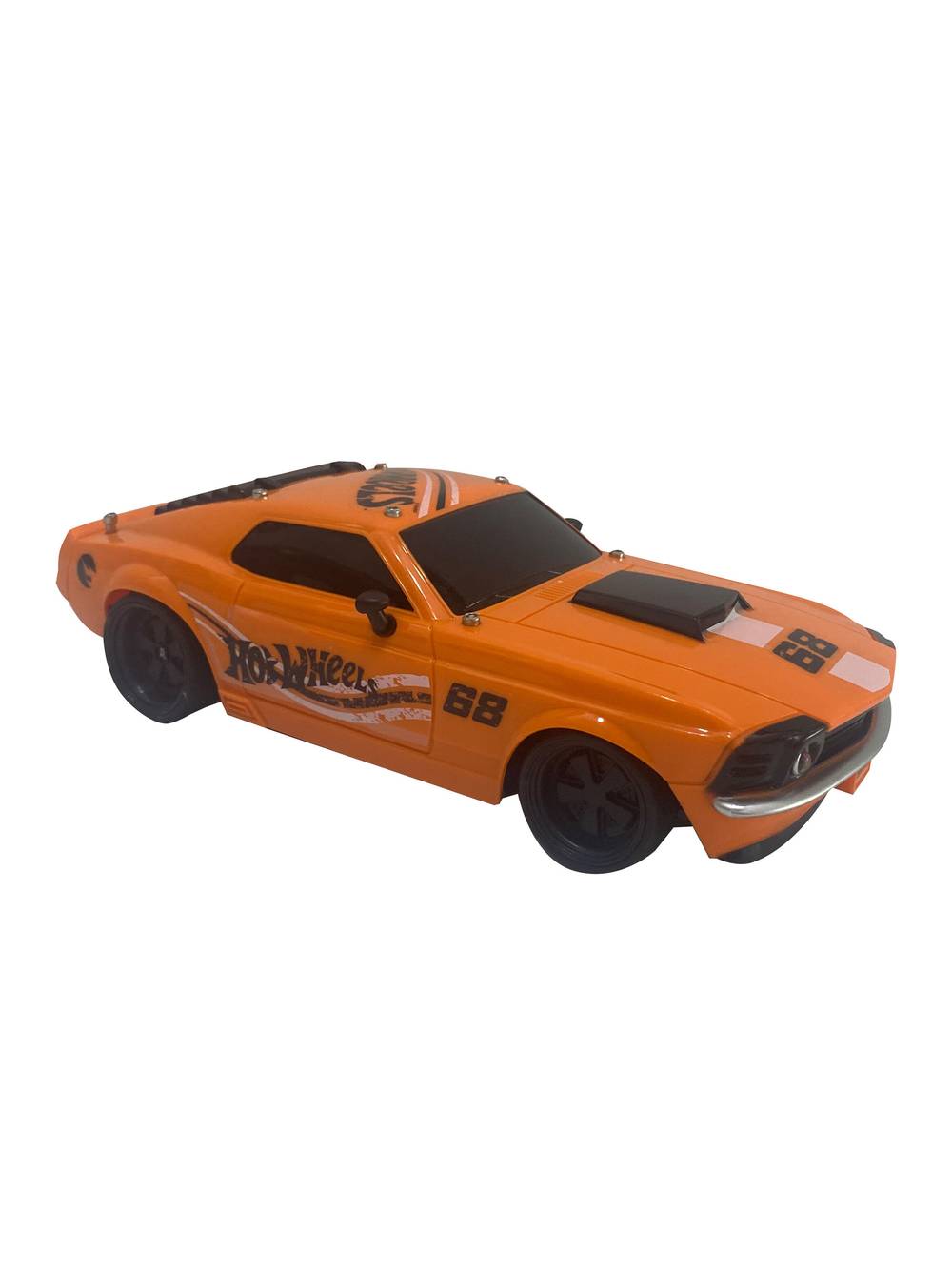 Hot wheels vehículo a control remoto 1:18 speed king naranjo