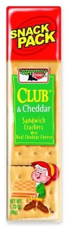 Keebler Club & Cheddar Sandwich Crackers 1.8oz