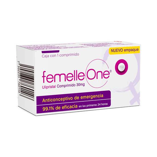 Elea femelle one ulipristal comprimido 30 mg