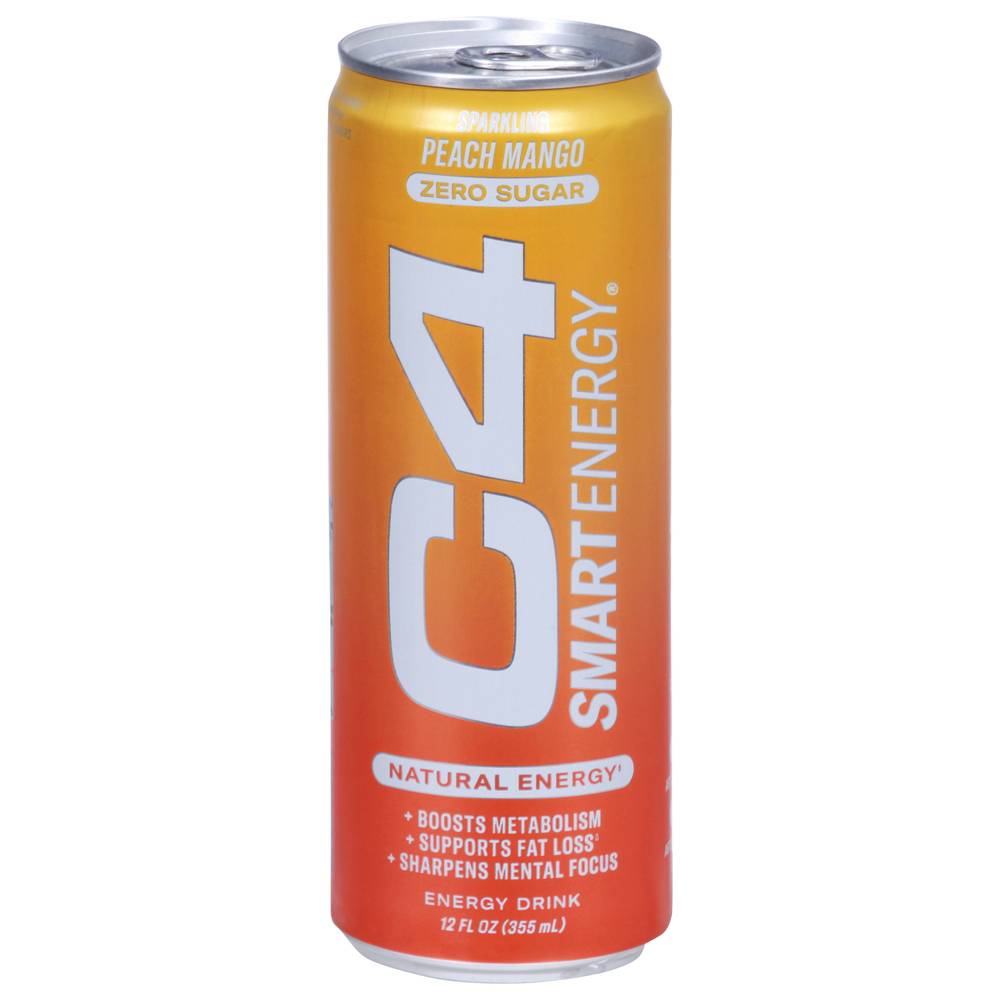 C4 Peach Mango Smart Energy (16 fl oz)