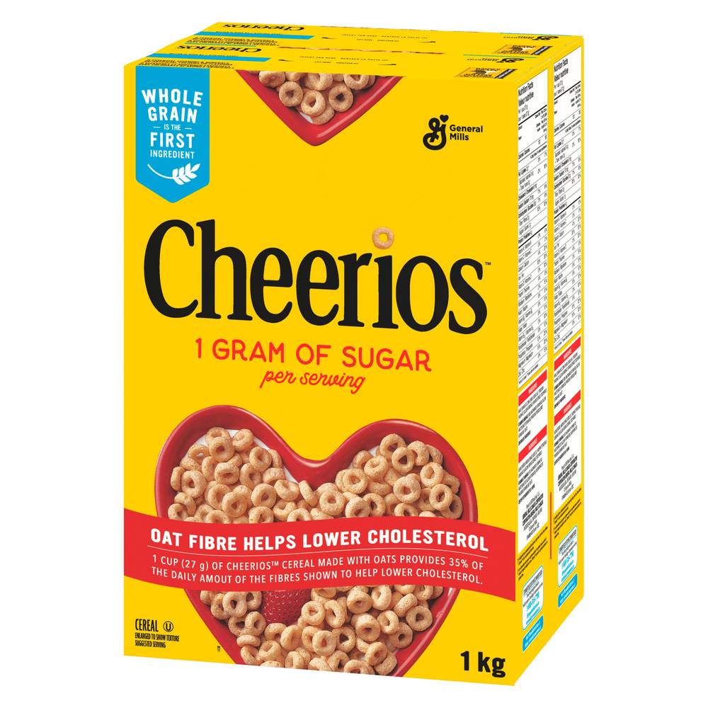 Cheerios ·  Boîte de céréales géante (1 kg) - Cereal jumbo box (1 kg)