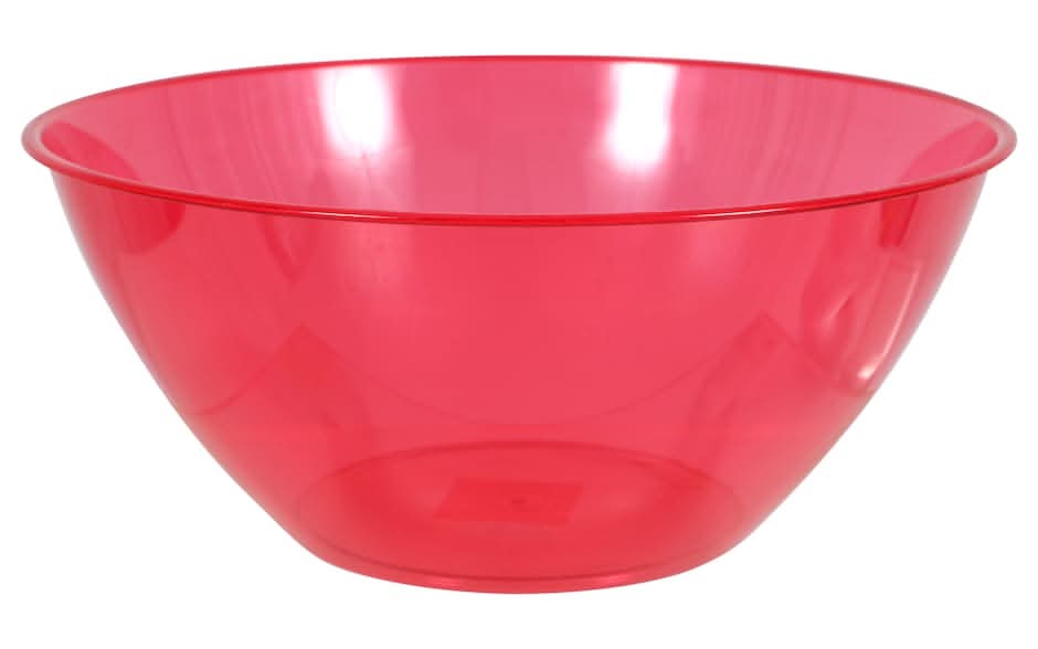 Caterer's Corner Plastic Bowls, L, Red