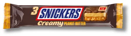 Snickers Peanut Butter & Milk, Creamy Chocolate Snack Bar Trio (3 pack)