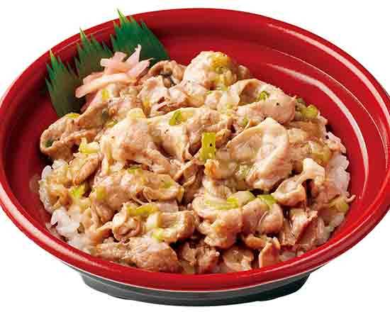 豚焼肉丼～ネギ塩レモンだれ～Grilled pork rice bowl ～salty lemon and scallion sauce～