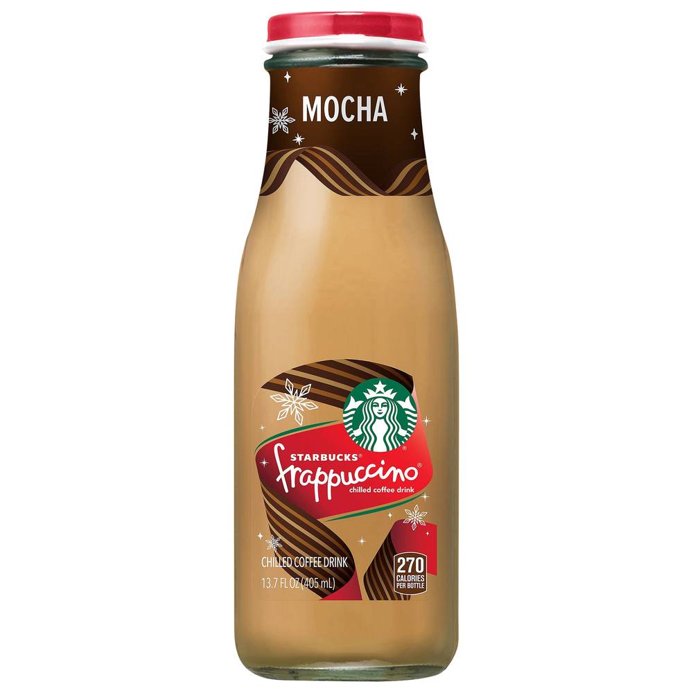 Starbucks Frappuccino Chilled Coffee Drink, Mocha (13.7 fl oz)