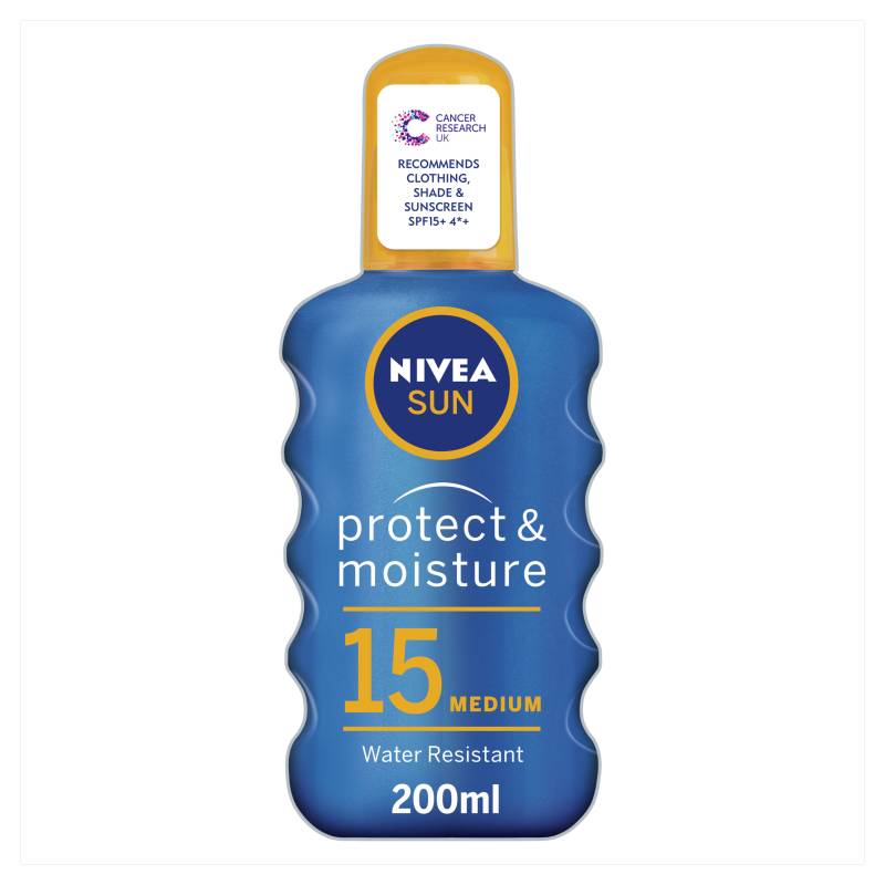 Nivea Sun Protect & Moisture Suncream Spray SPF 15 200ml