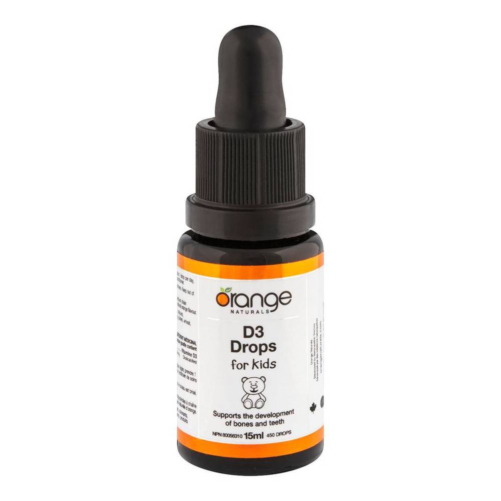 Orange Naturals Vitamin D3 Drops For Kids (15 g)