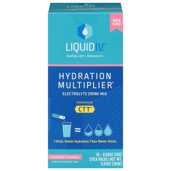 Liquid Iv Strawberry Lemonade Electrolyte (10 ct)