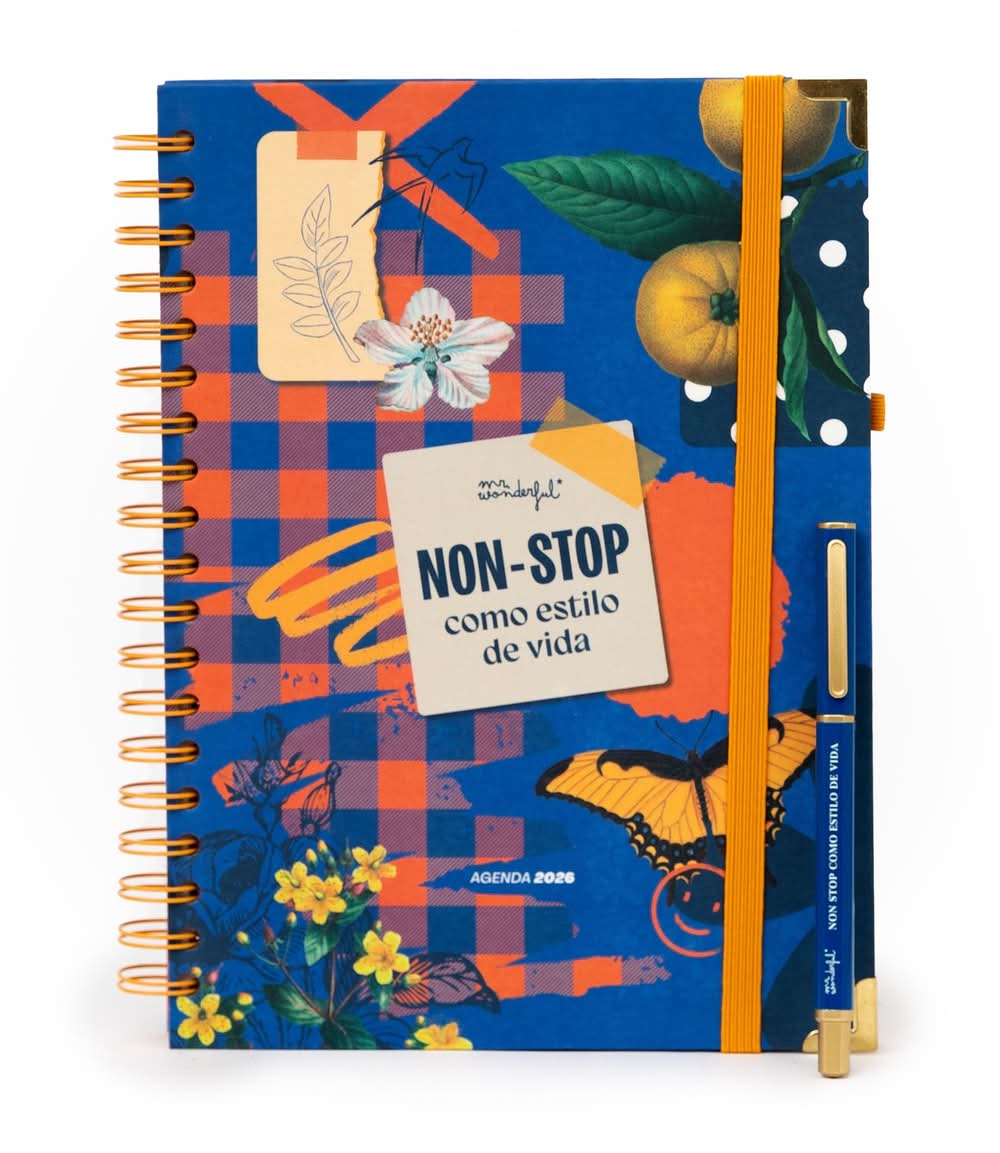 Conjunto Agenda Office Caneta 2026 - Non Stop