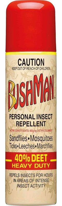 Bushman Heavy Duty Aerosol 40% Deet 130g