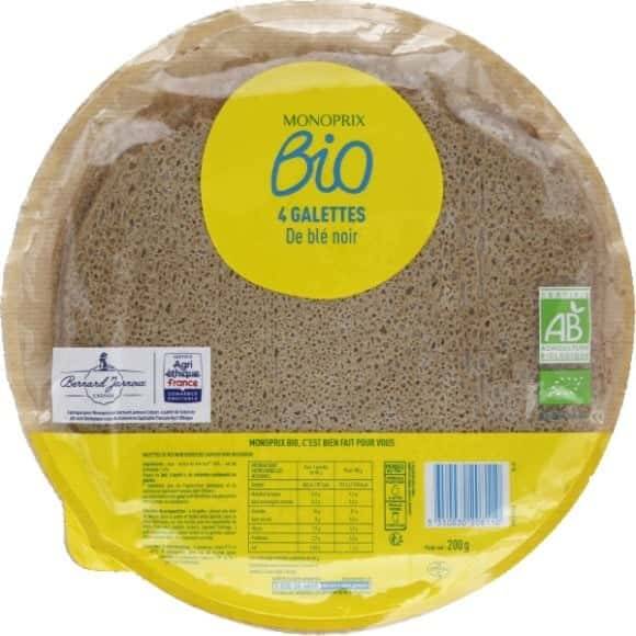 Monoprix Bio Galettes De Blé Noir, Certifié Ab Le Paquet De 200G