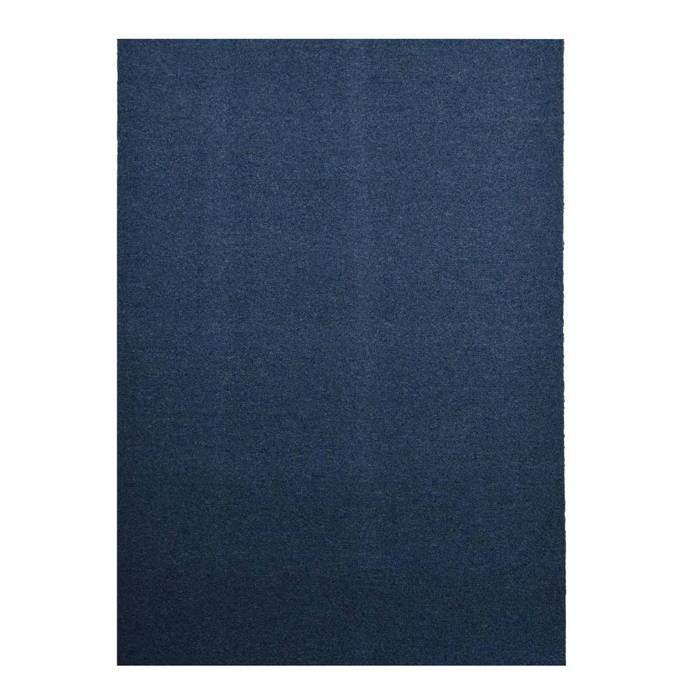 Terza alfombra de rizo himalaya azul zafiro (1 pieza)
