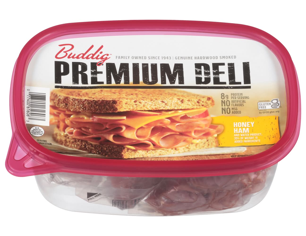 Buddig Premium Deli Smoked Honey Ham (16 oz)