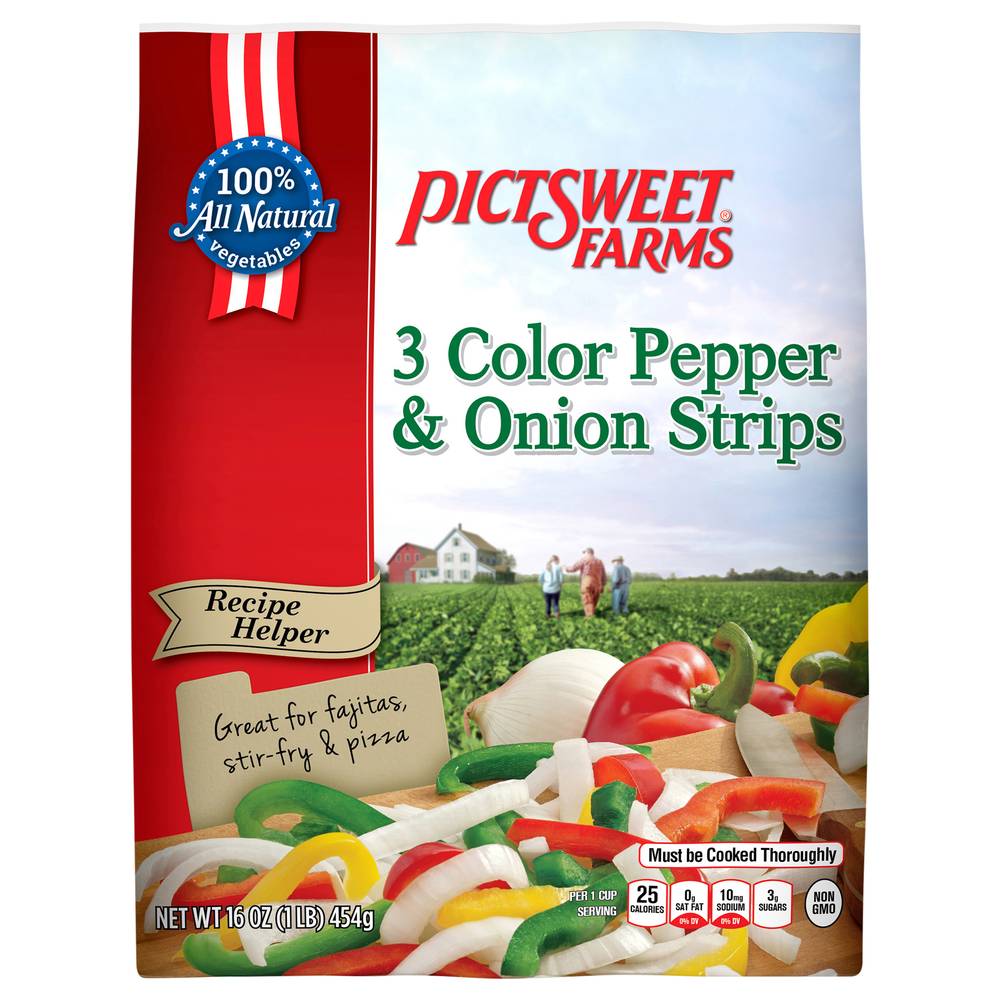 Pictsweet Farms 3 Color Pepper & Onion Strips