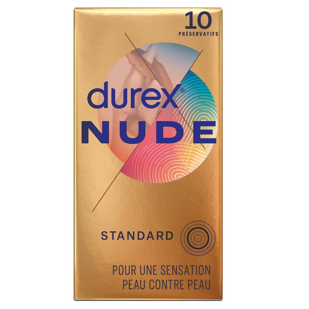 Durex - Préservatifs standard nude