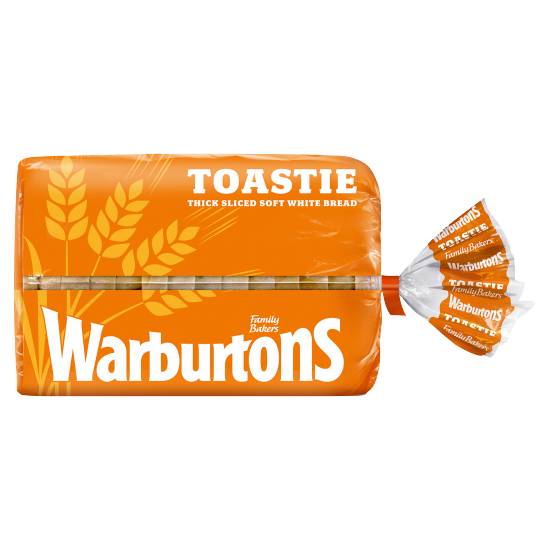 Warburtons Toastie Thick Sliced Soft White Bread (400g)