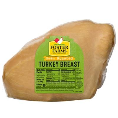 Foster Farms Turkey Breast Quarter Oven Roasted - 1.50 Lb