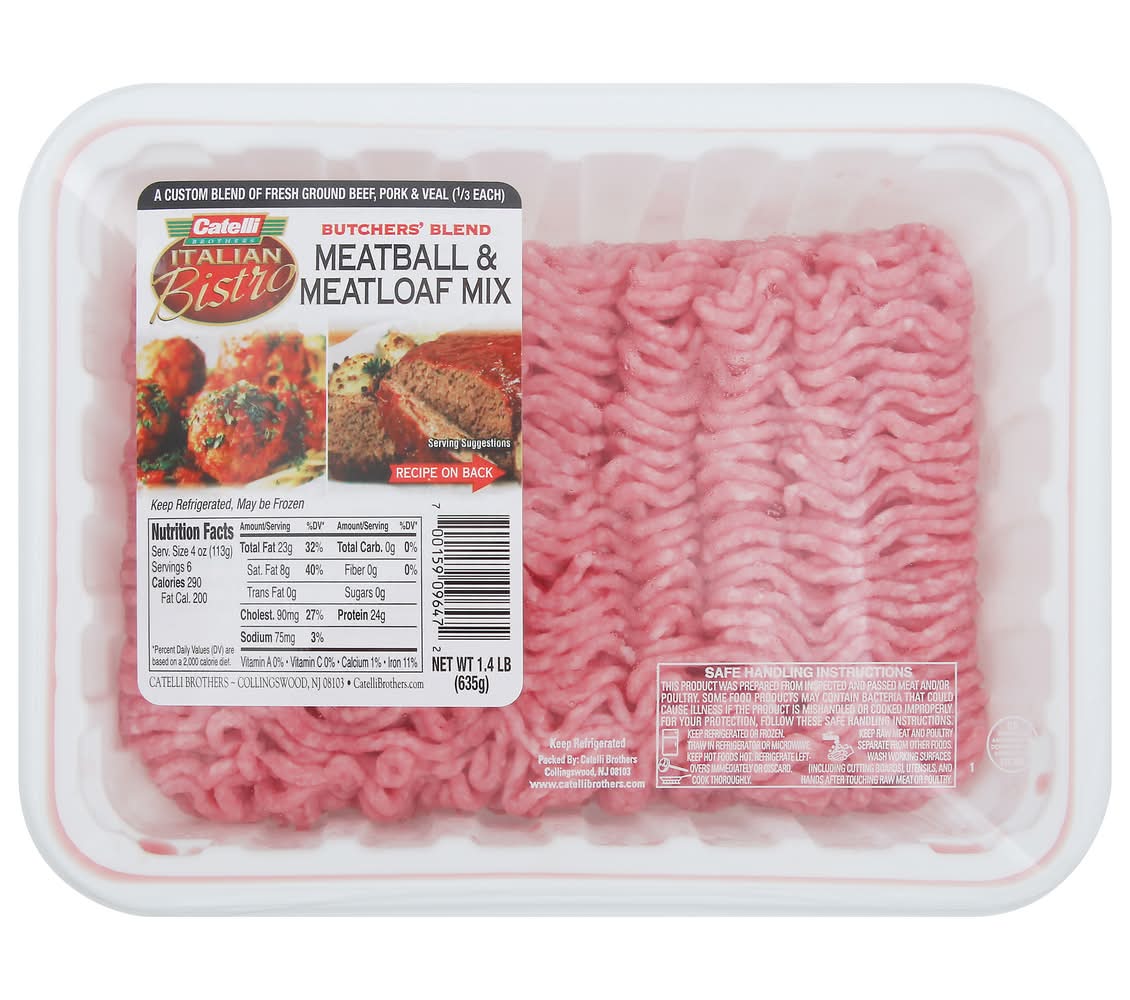 Catelli Brothers Meatball & Meatloaf Mix (1.4 lbs)