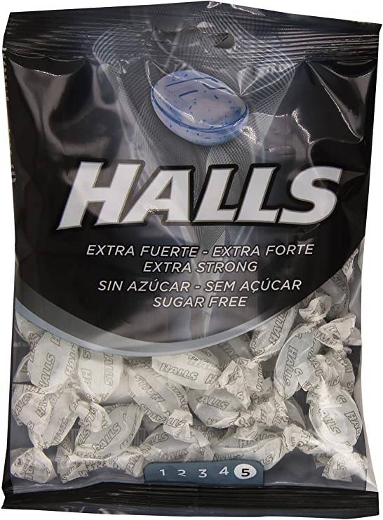 HALLS EXTRA FUERTE 100GR BOLSA