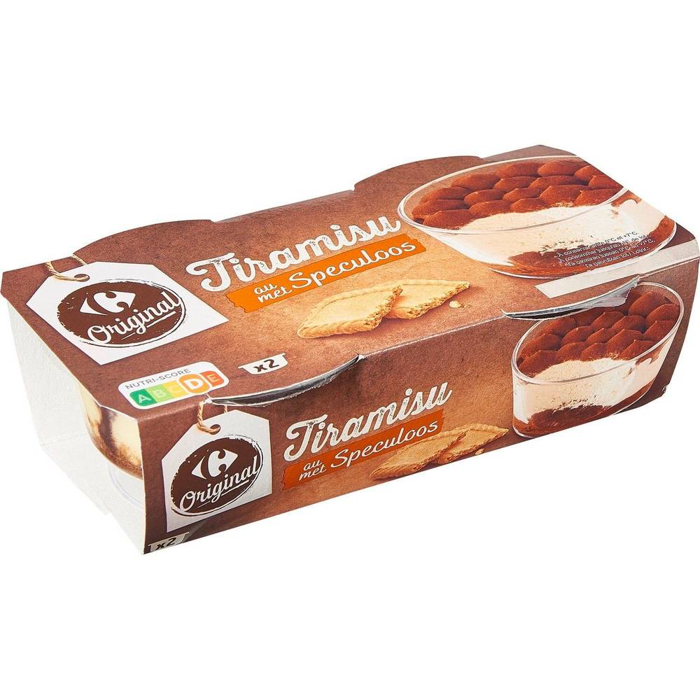 Carrefour - Dessert tiramisu au spéculoos