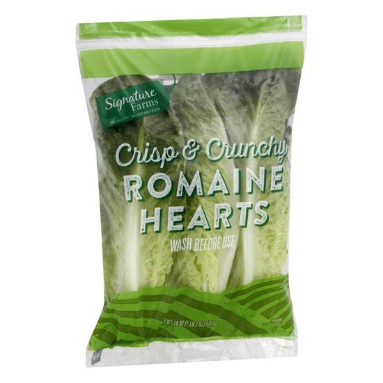 Order Signature Farms · Crisp & Crunchy Romaine Hearts (18 oz) food online from Safeway store, Eureka on bringmethat.com