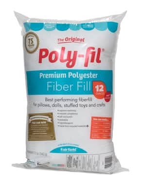 Fairfield Farms Premium Fiber Poly Fil Bag, White (12 oz)