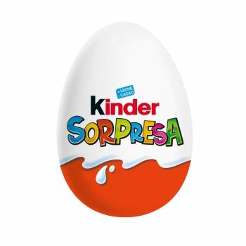 Huevo de chocolate con sorpresa Kinder Sorpresa sin gluten 20 g.