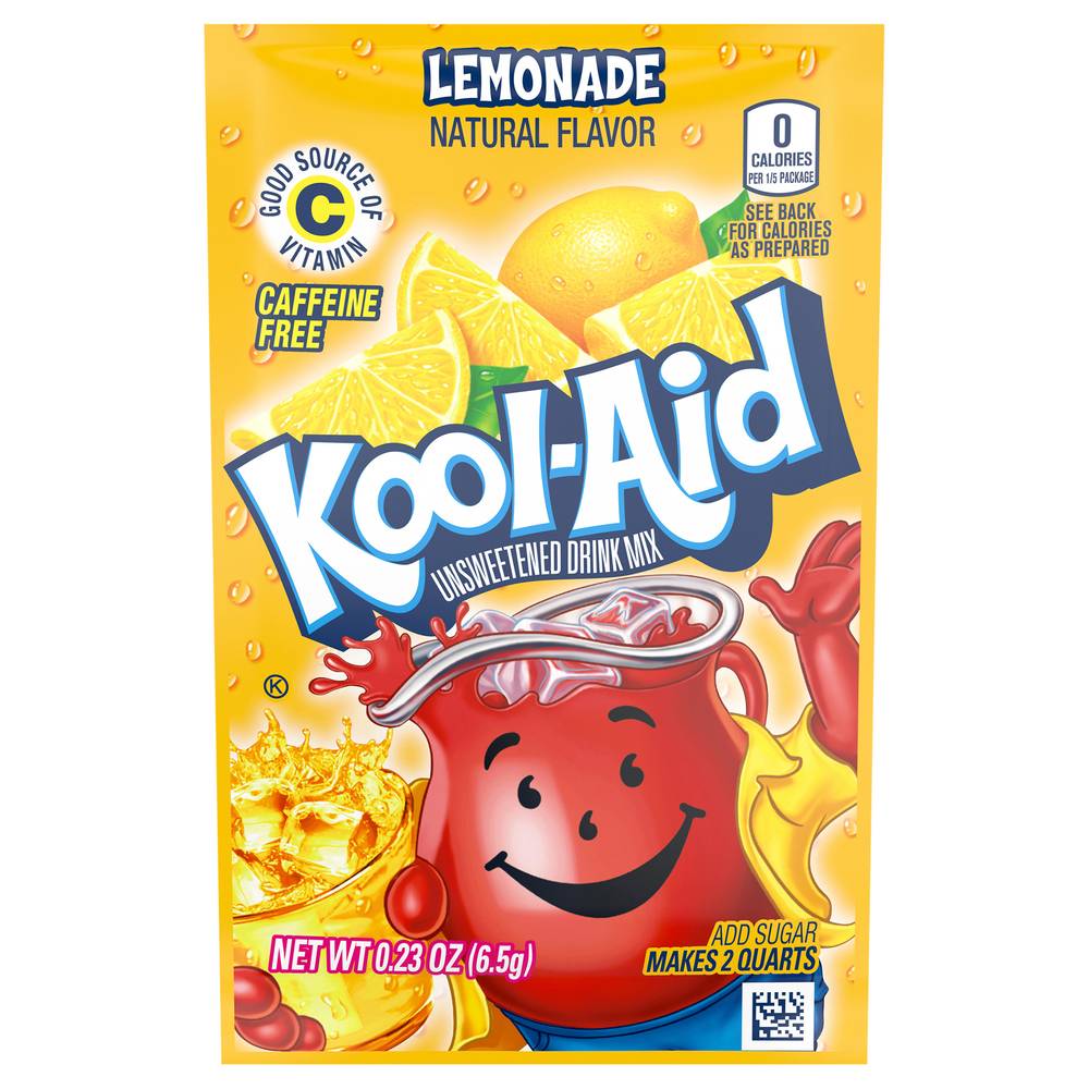 Kool-Aid Unsweetened Lemonade Drink Mix (0.23 oz)