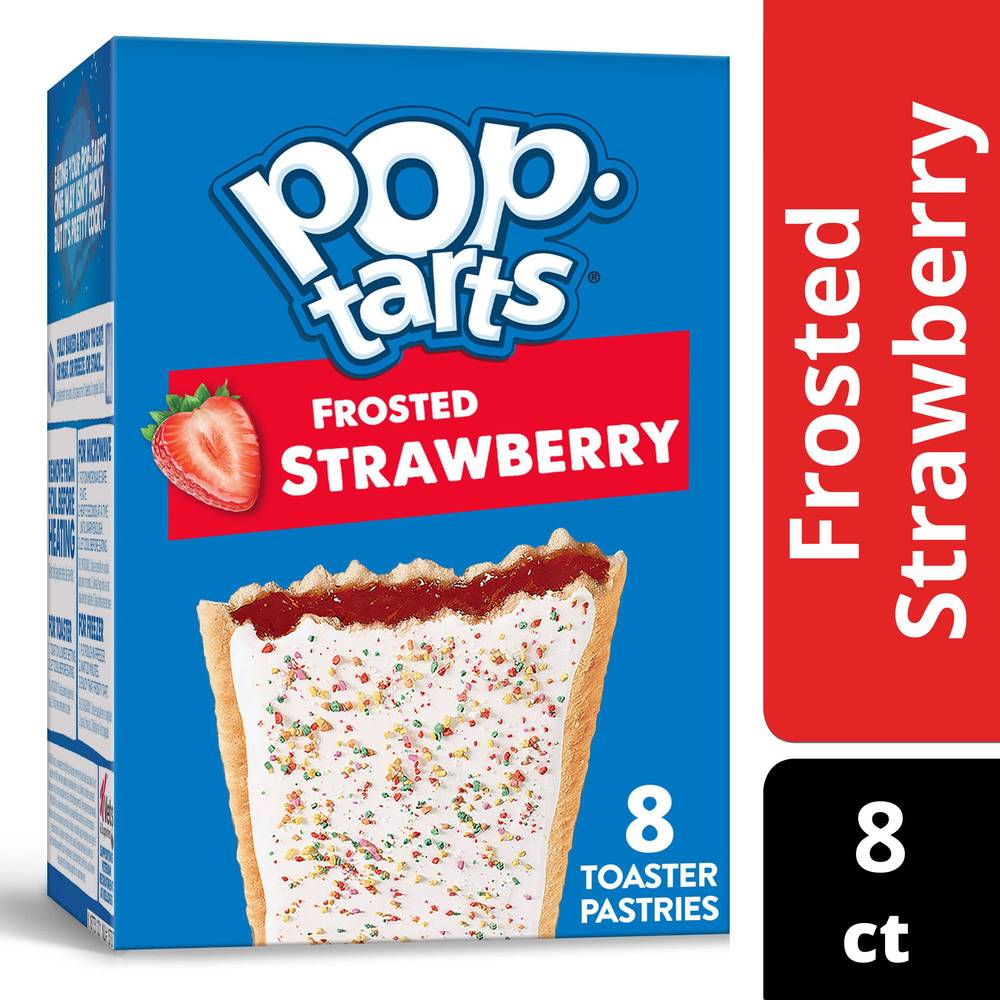 Pop-Tarts Frosted Toaster Pastries, Strawberry (13.5 oz, 8 ct)