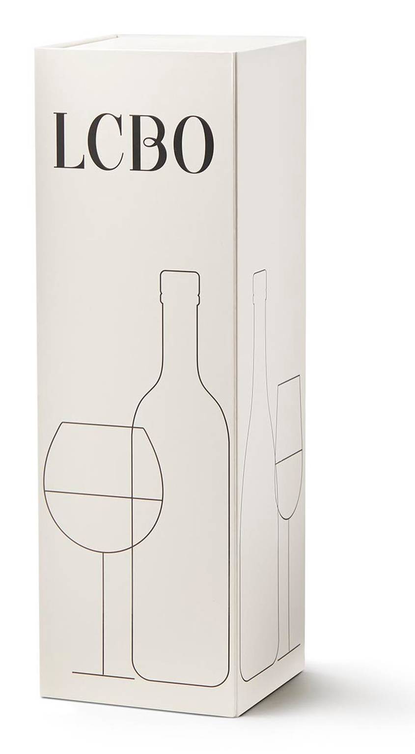 LCBO Folding Gift Box, White